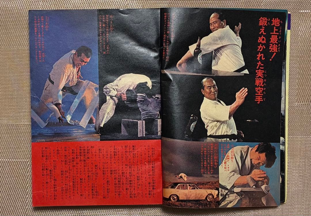 週刊少年マガジン昭和50年46号 第1回世界空手選手権大会記念特集