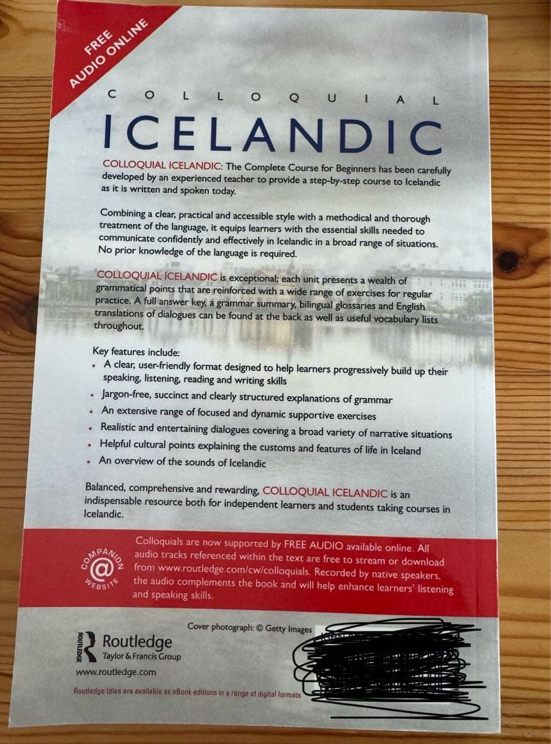 アイスランド語 勉強本 ★英語版 洋書 icelandic テキスト