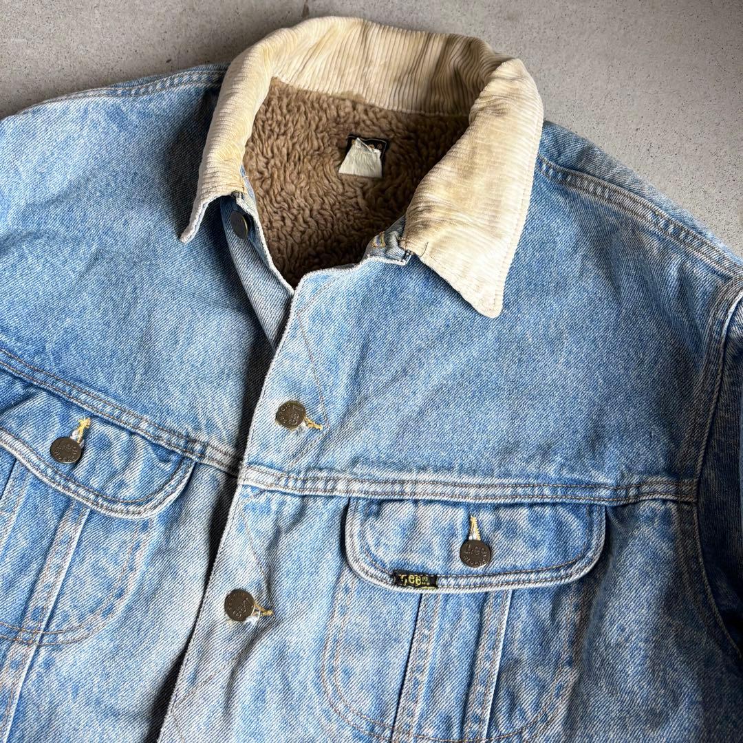 【Lee】USA製 Boa Denim Trucker Jacket XL