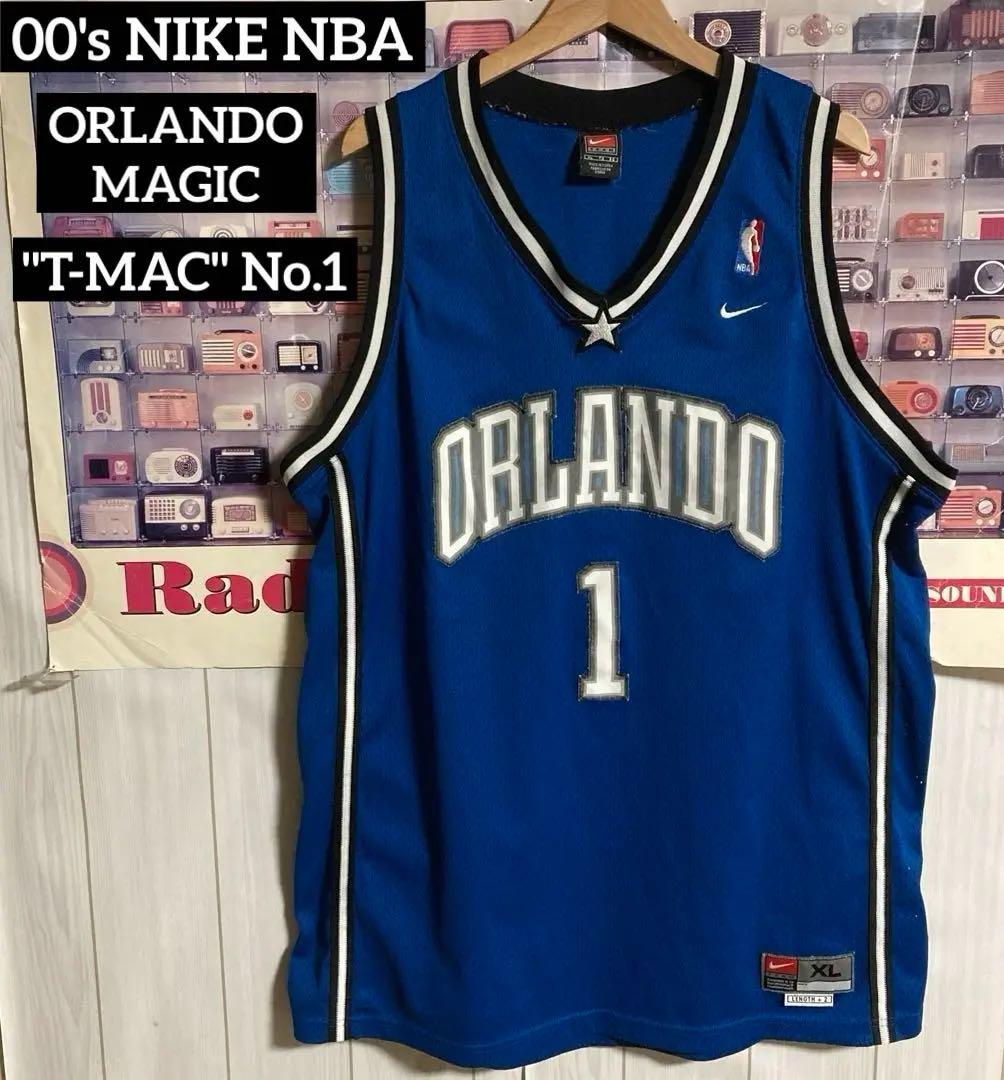 00s NIKE NBAオーランド・マジックTマグレディユニフォームゲームシャツ