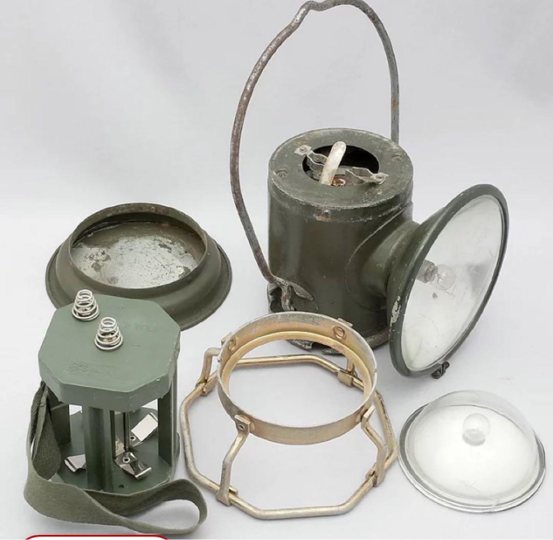 フランス軍　レールランプ　ライト　1940-1950 仏軍　ランタン