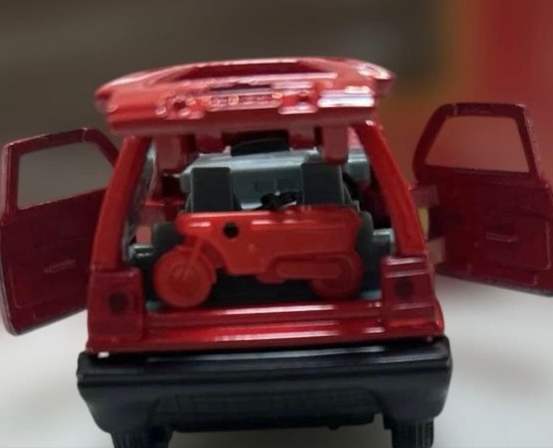 ￼￼絶版品！トミカ ダンディ 023 ホンダ シティーR モトコンポ付き　日本製