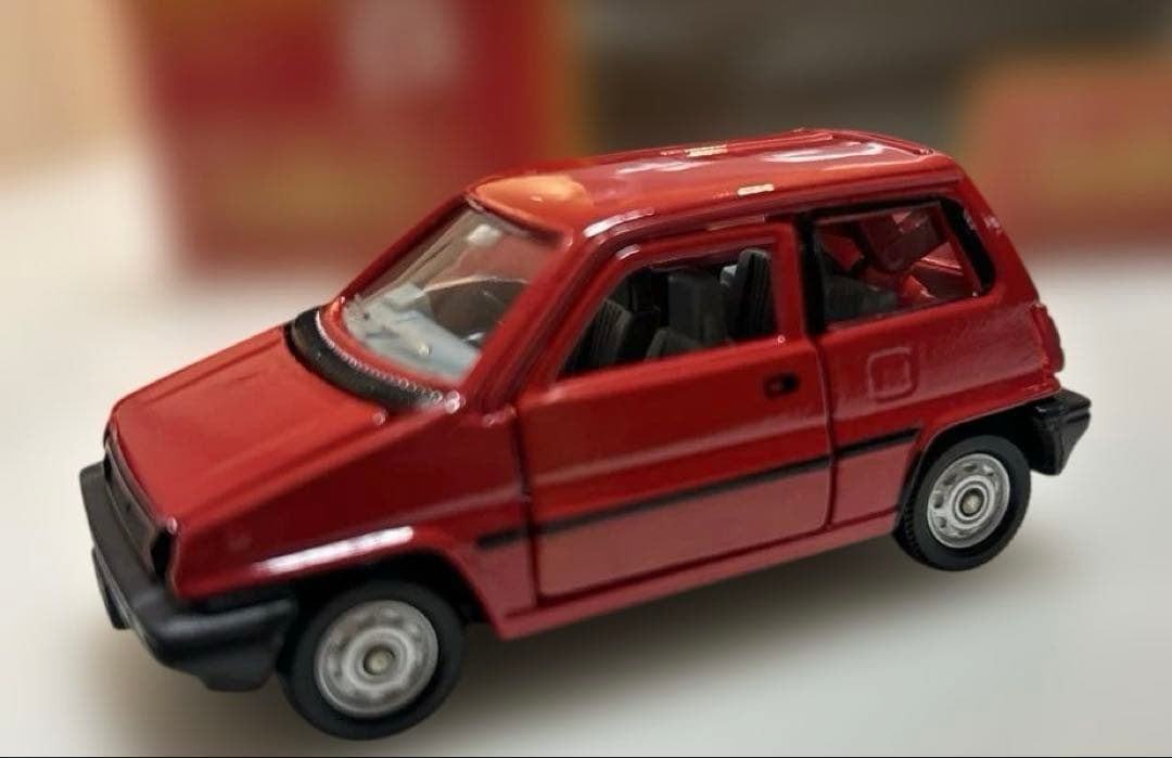 ￼￼絶版品！トミカ ダンディ 023 ホンダ シティーR モトコンポ付き　日本製