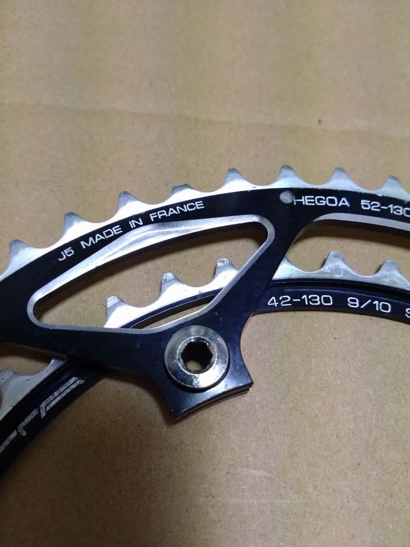 TA HEGOAチェーンリング52-42 9/10speed 130PCD