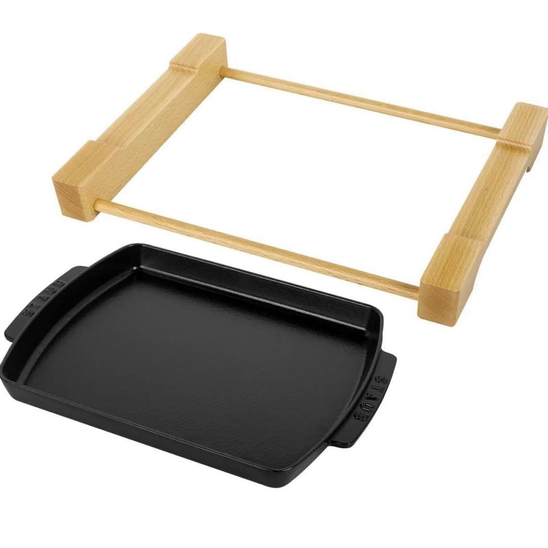 STAUB 鋳鉄 ストウブステーキプレート　グリルプレート 2