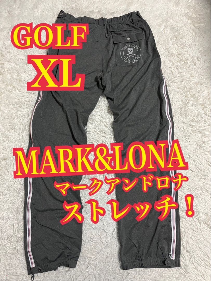 MARK&LONA GOLF マークアンドロナ　ストレッチパンツ　ナイロン　XL