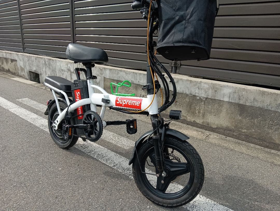 折りたたみ電動アシスト自転車 カスタム LEDリモコン付