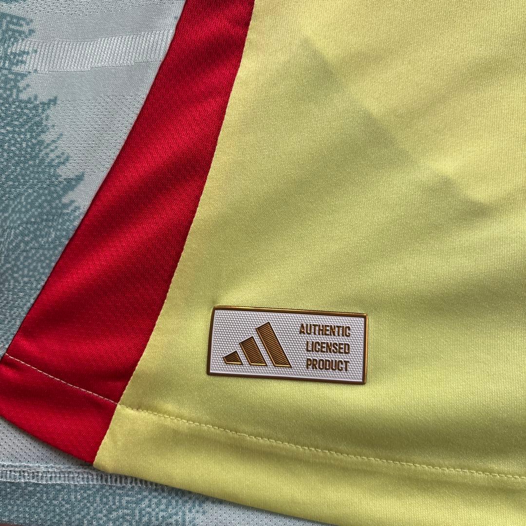 adidas スペイン代表 シャツ XL イエロー