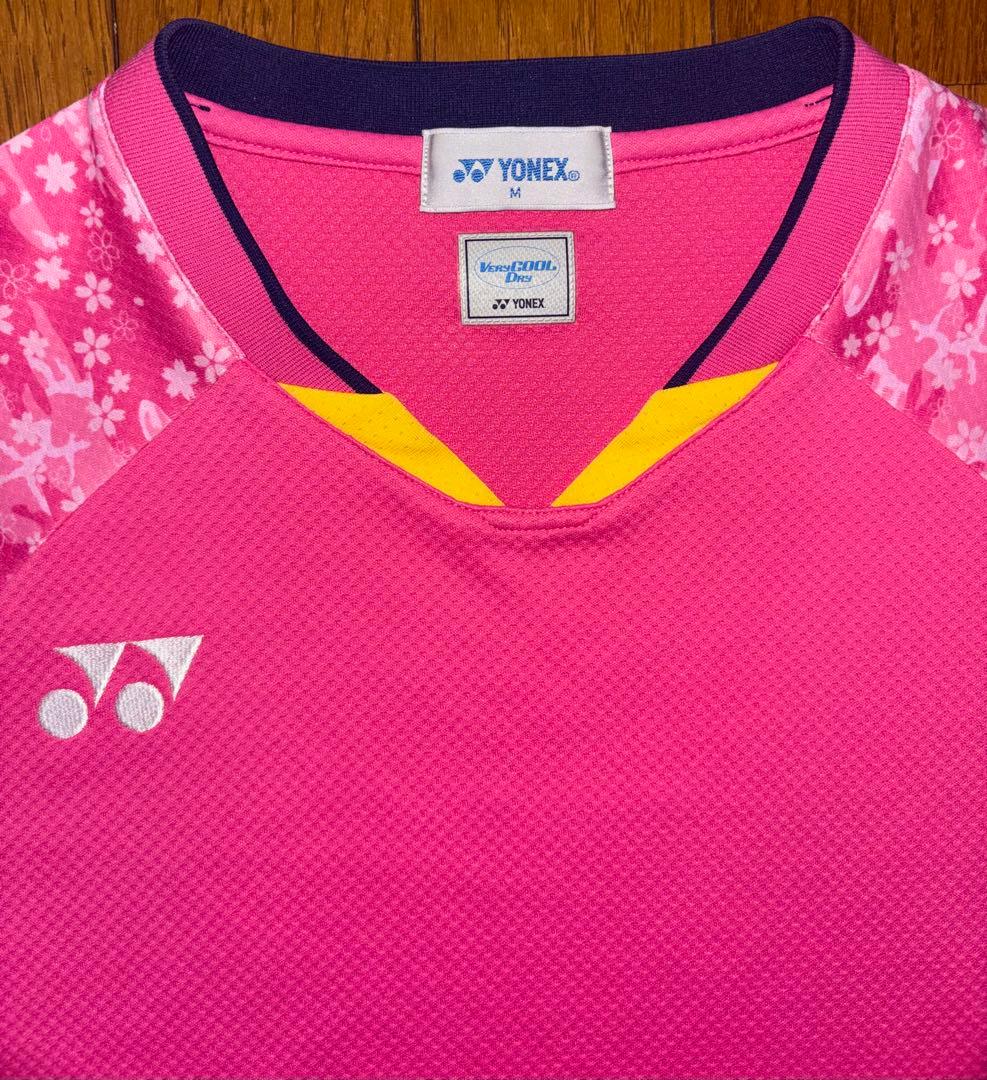 YONEX ゲームシャツ 日本代表 桜 ピンク