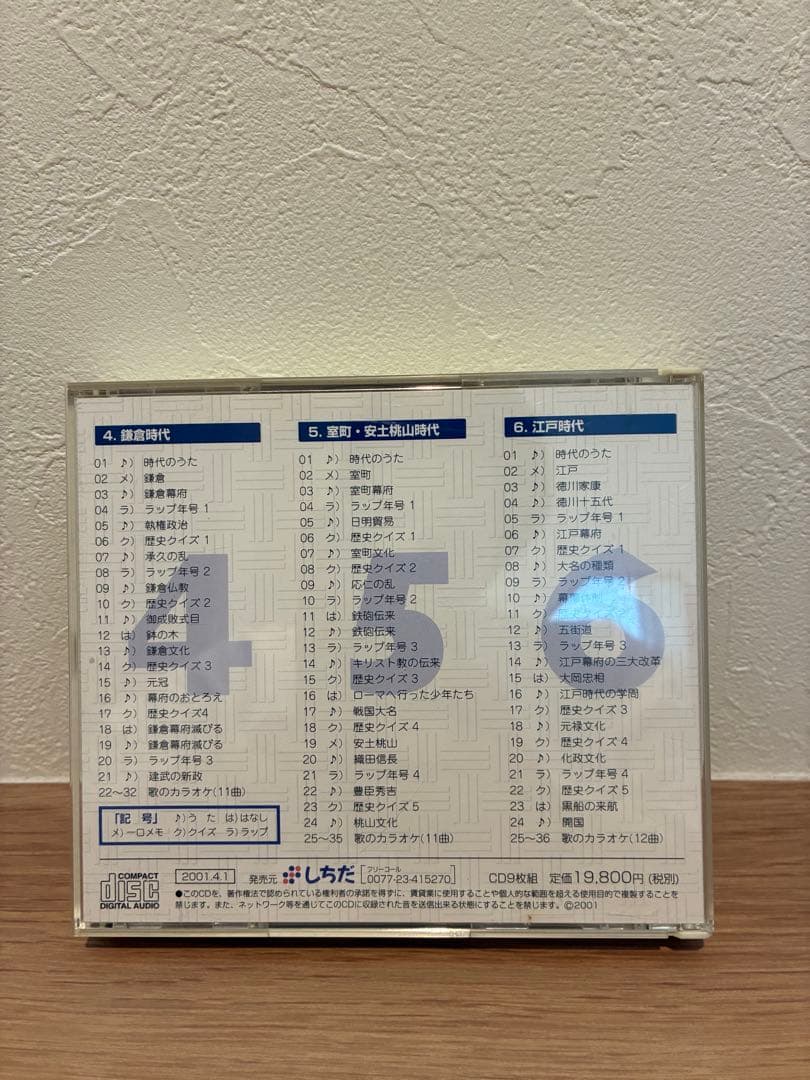れきし探訪 CDセット　七田式