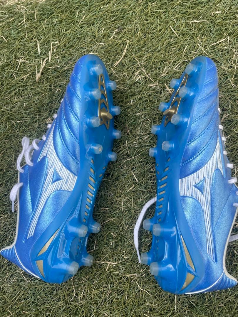 『極美品』Mizuno モナルシーダネオ3 プロ 青 スパイク 2E