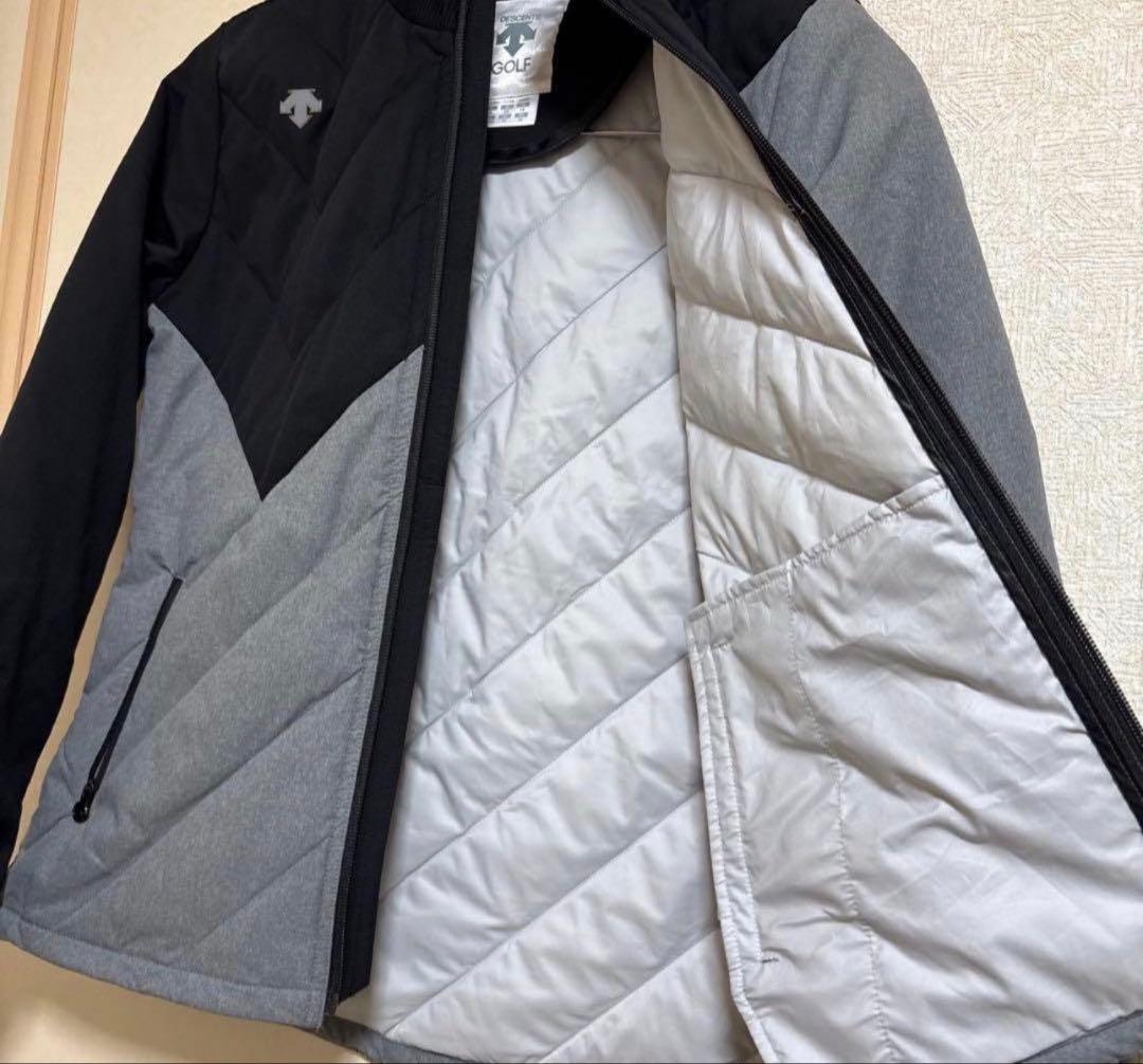 デサント　DESCENTE ゴルフ　中綿　ダウン90% ジャケット　M グレー黒