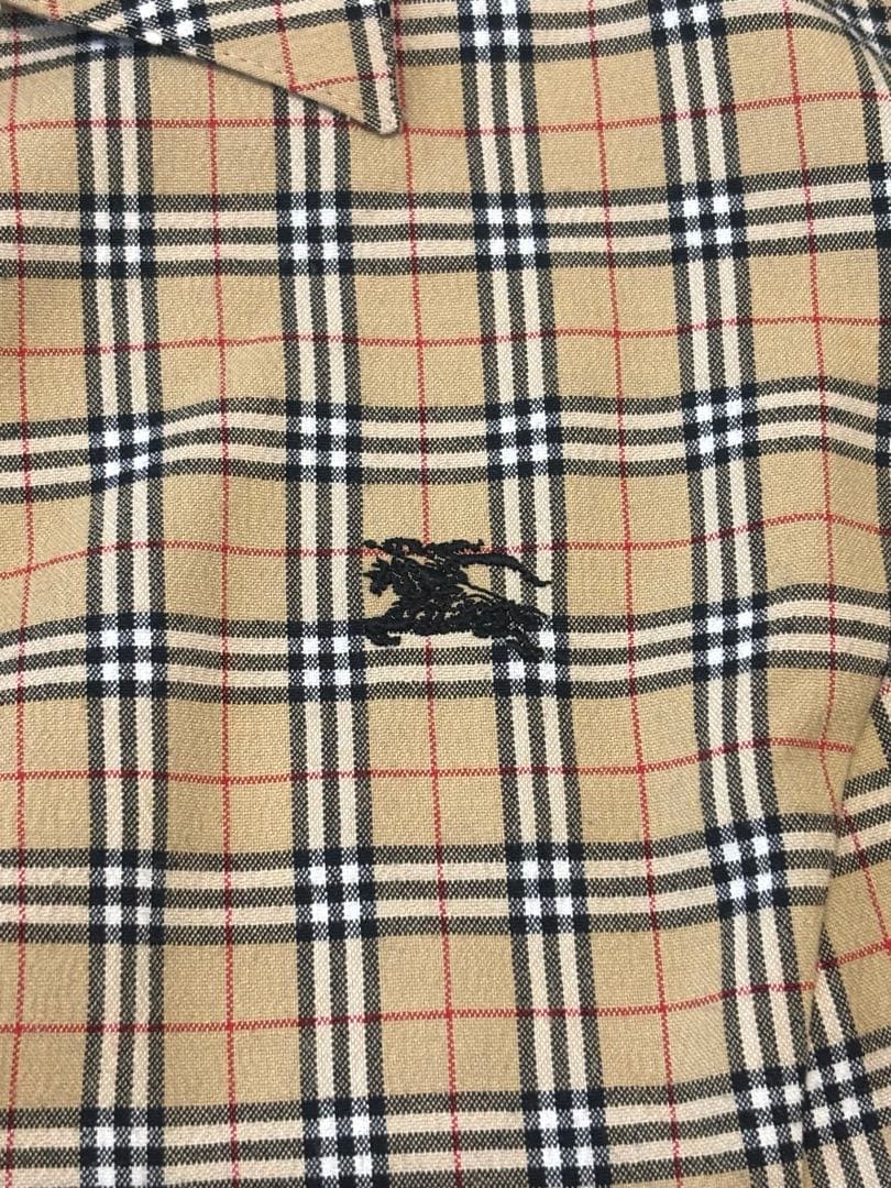 BURBERRY LONDON ブルーレーベル チェック シャツワンピース 40