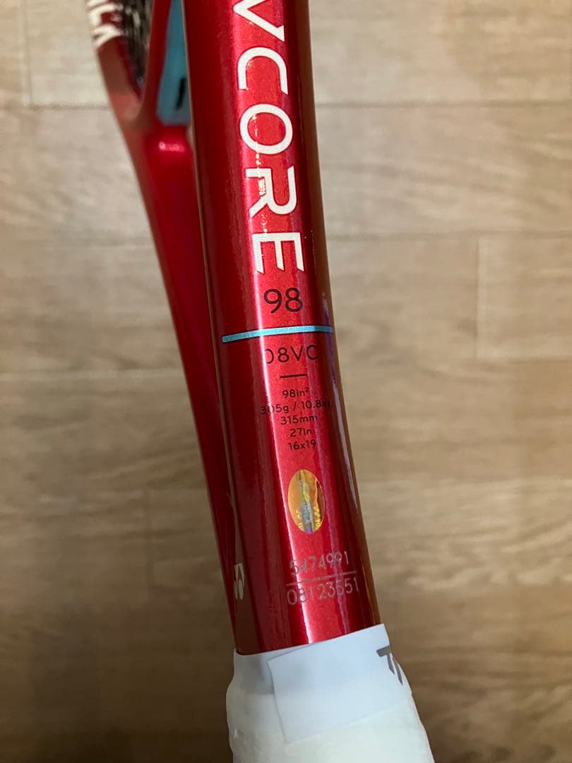 YONEX テニスラケット Vコア98 G2 2026年 ヨネックス VCORE
