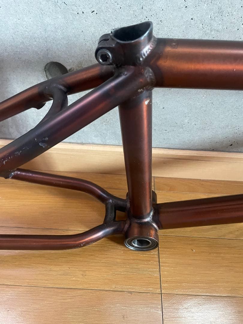bmxストリート フレーム　TT20.75 クロモリ ウェザーピープル