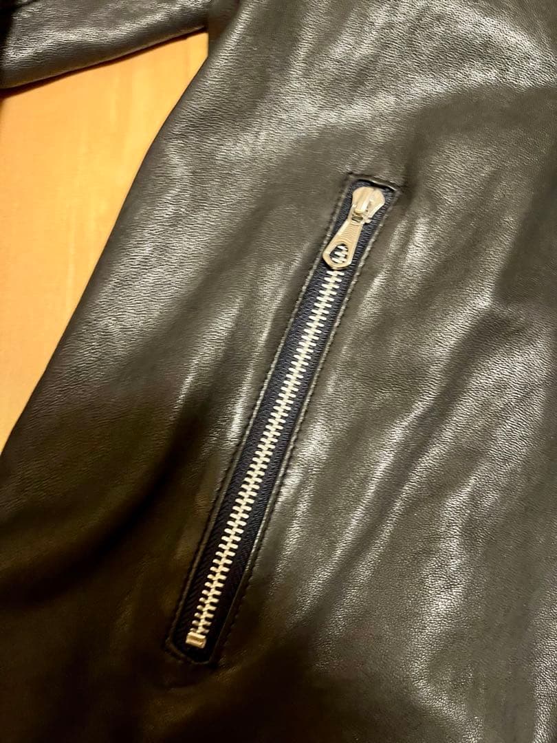 【極上ラムレザー】Tomorrowland製レザージャケットL 00s Y2K