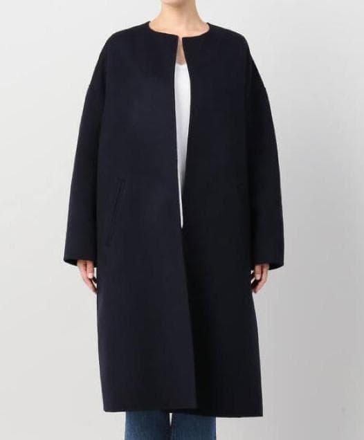Deuxieme Classe CINOH ノーカラー コート