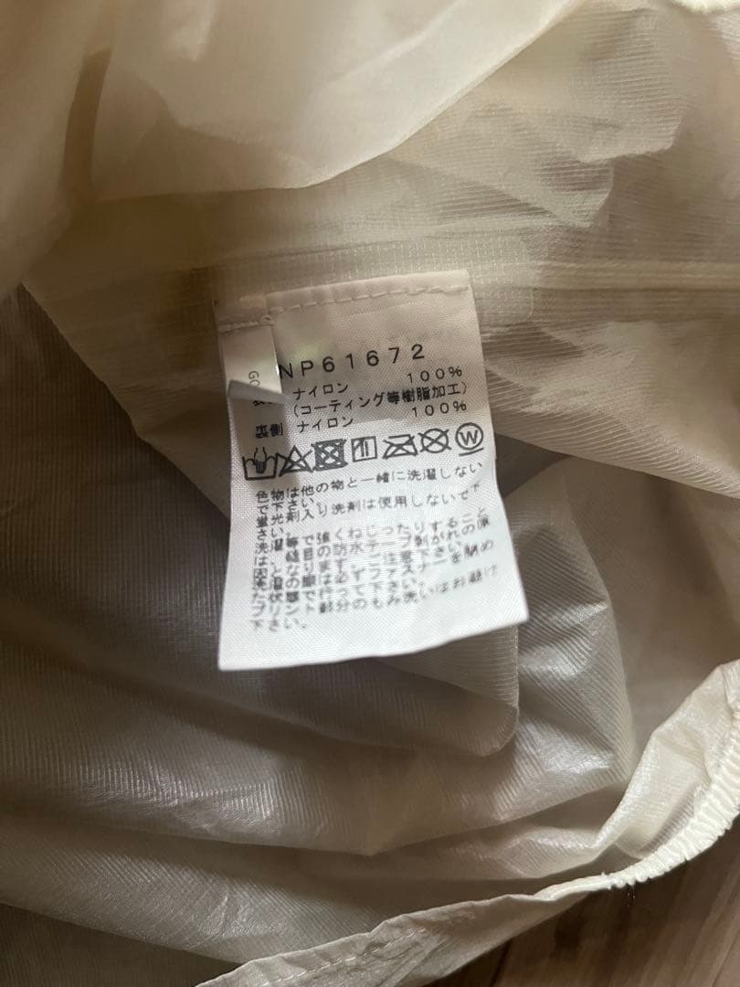 The north face NP61672 ナイロン製レインウェア