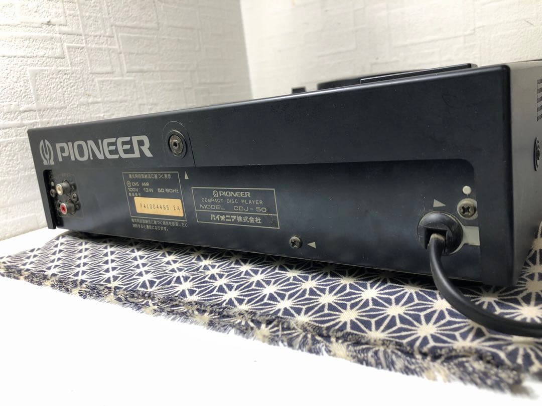 pioneer dj パイオニア　CDJ-50 レンズメンテナンス　元箱付属