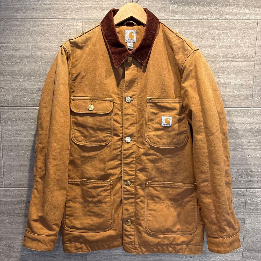 Carhartt カーハート ダック ジャケット チョアコート S フェード良好