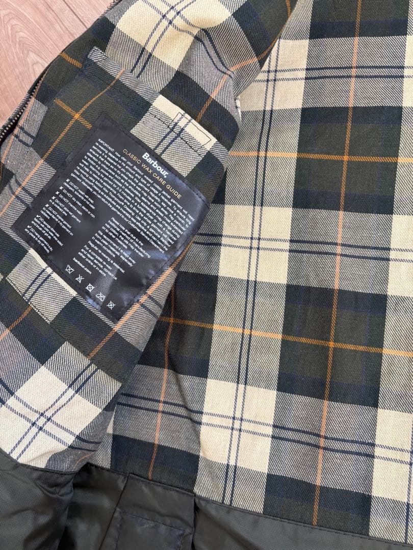 美品！Barbour バブアー ビデイル ワックス　レギュラー　セージ