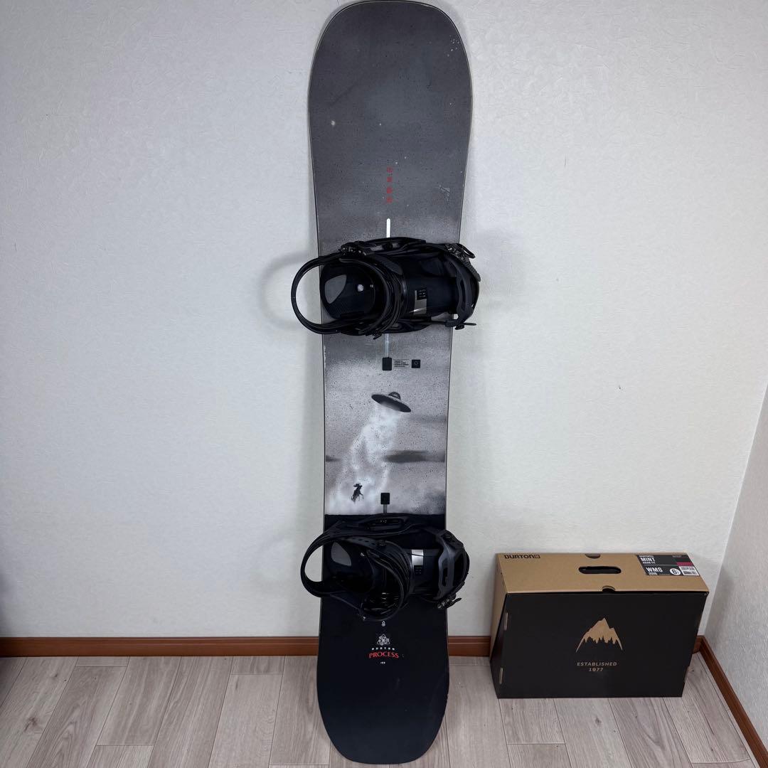BURTON PROCESS スノーボード 152cm CARTEL Mサイズ