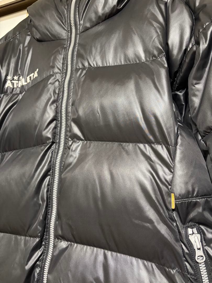 ATHLETA ブラック ベンチコート　Lサイズ