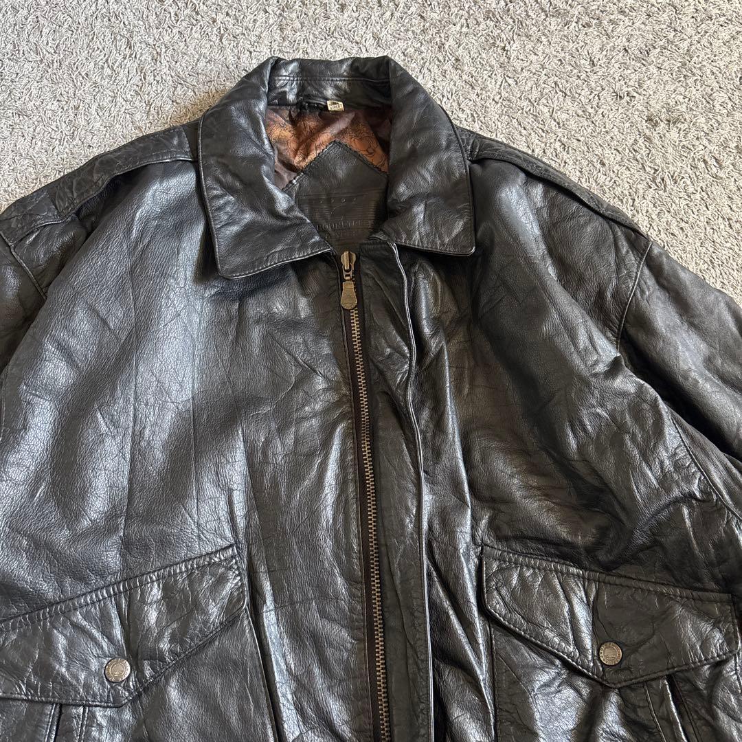 ジャケット・アウター 90s Sheep Leather A-2 G-1 flight Vintage