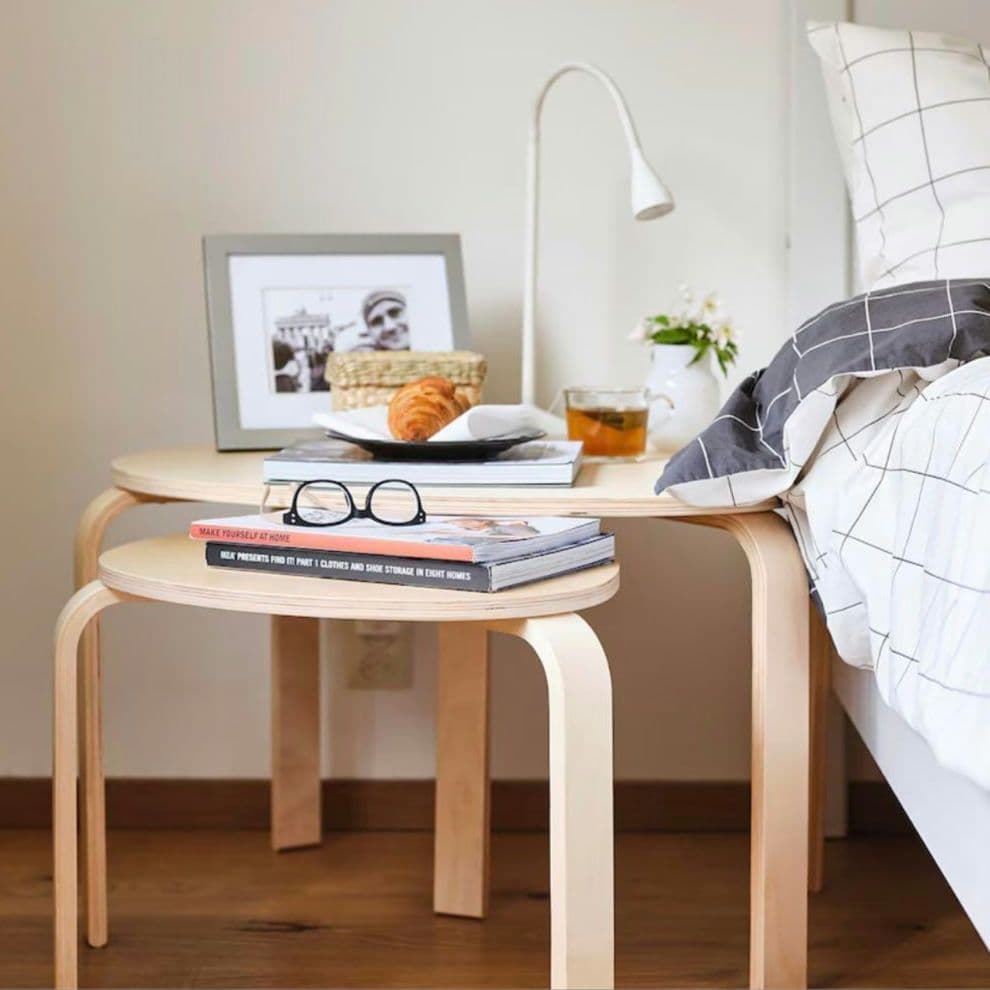 【美品✨】IKEA イケア　SVALSTA スヴァルスタ　ネストテーブル　大のみ