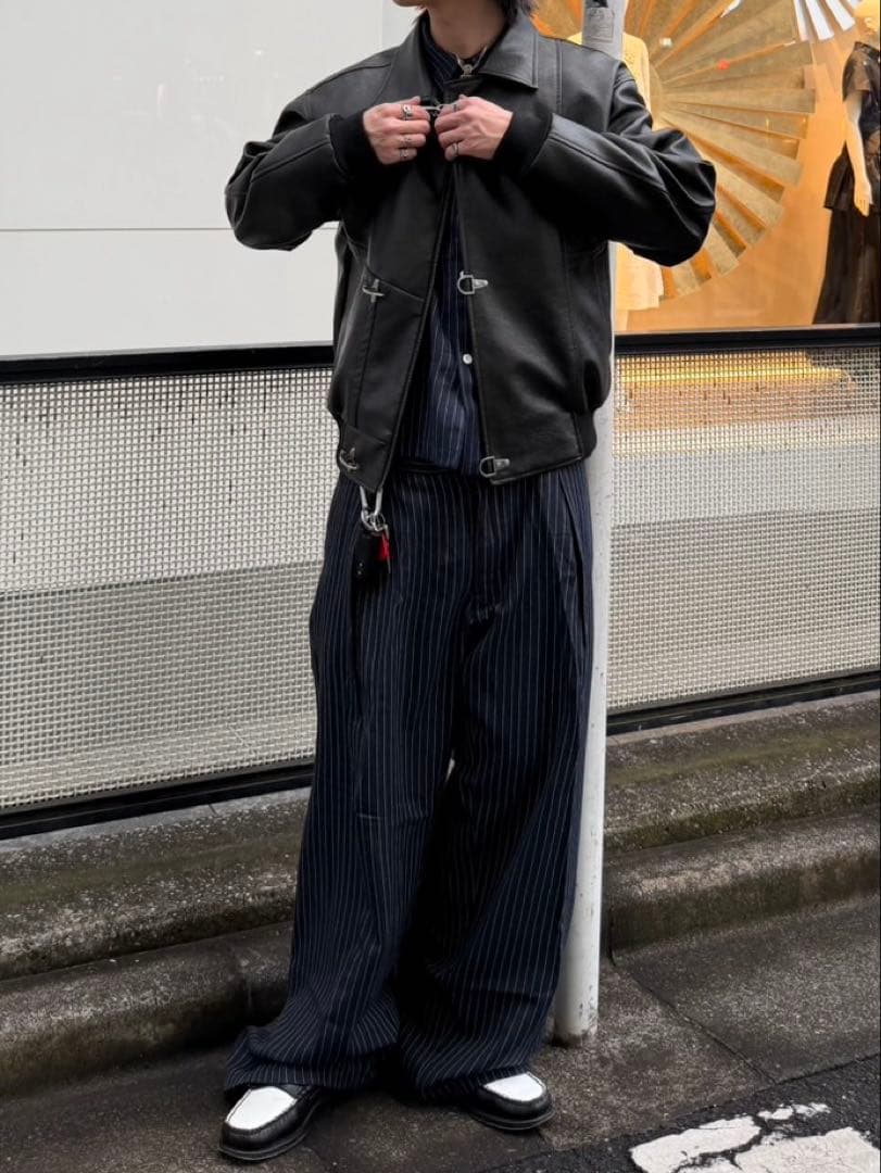 服*卒様 Belvet Leopard Lined Fireman Jacket