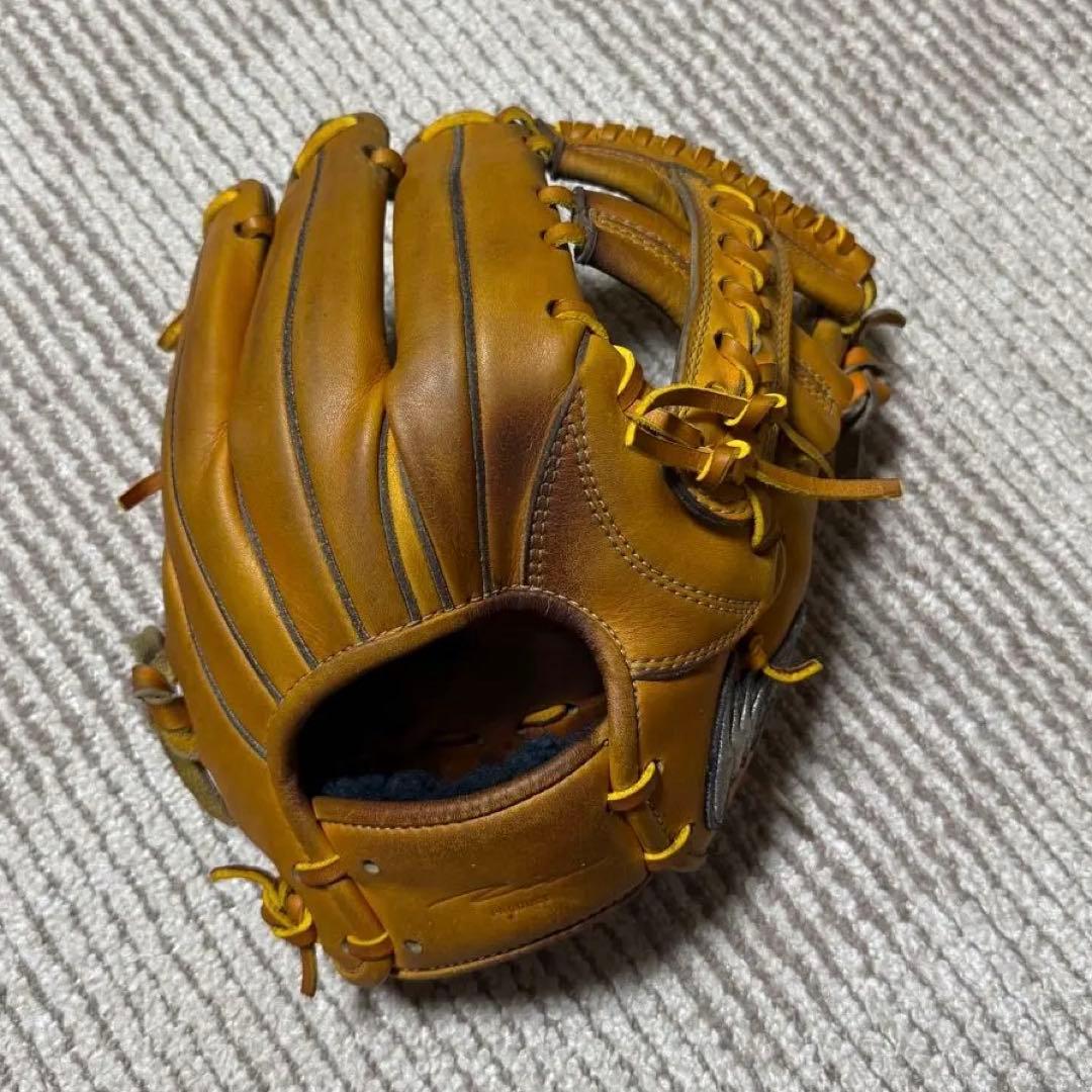 IPセレクト 硬式 内野手用 オレンジ×タン