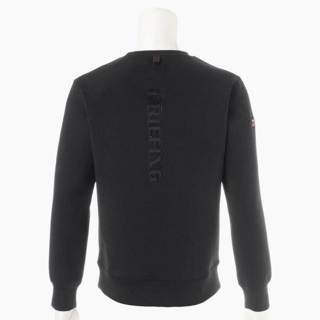 BRIEFING ブリーフィング　3D LOGO CREW NECK M 黒