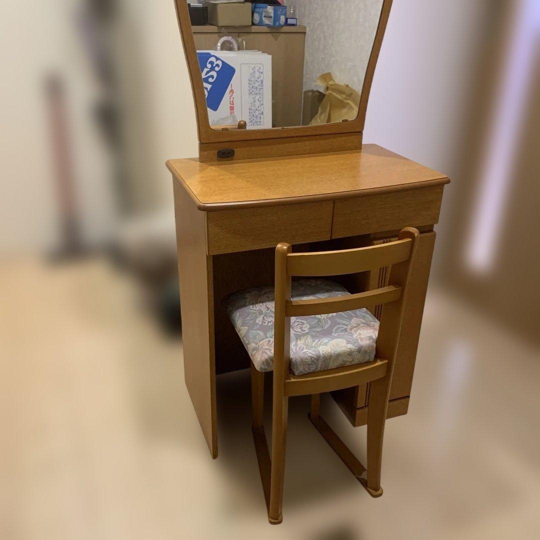 小林商店木目調ドレッサー・鏡台