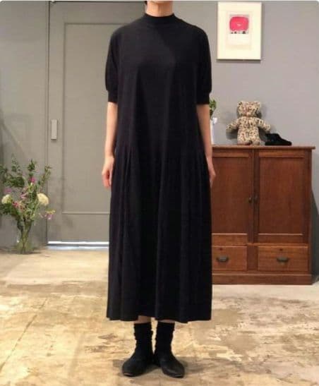 homspun ワンピース ブラック ＊ 北欧暮らしの道具店 好きにも