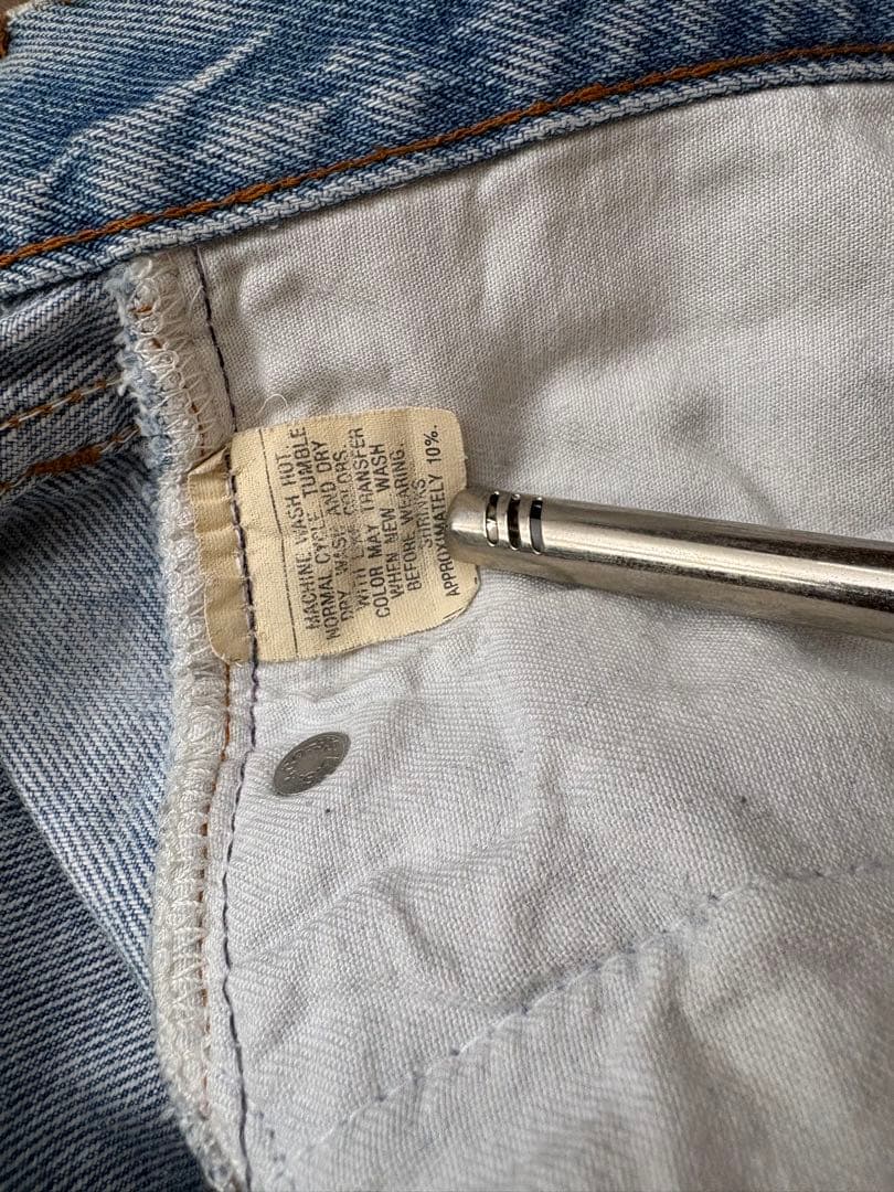 わ*た様 86年製 Levi's 501 USA バレンシア ハチマル W36×