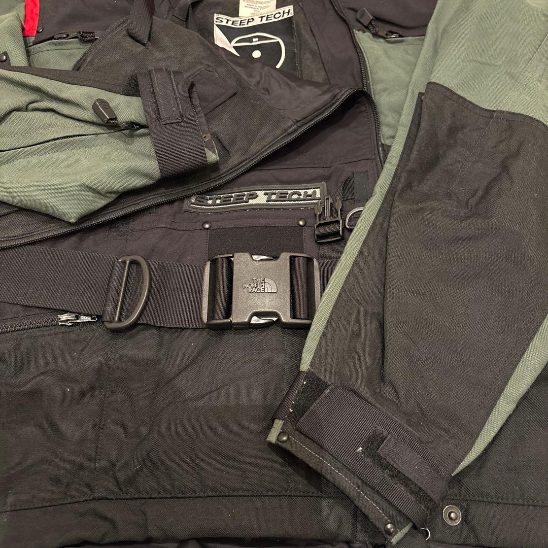 THE NORTH FACE スキーウェアセット　メンズS 黒/赤/深緑~値下❗️
