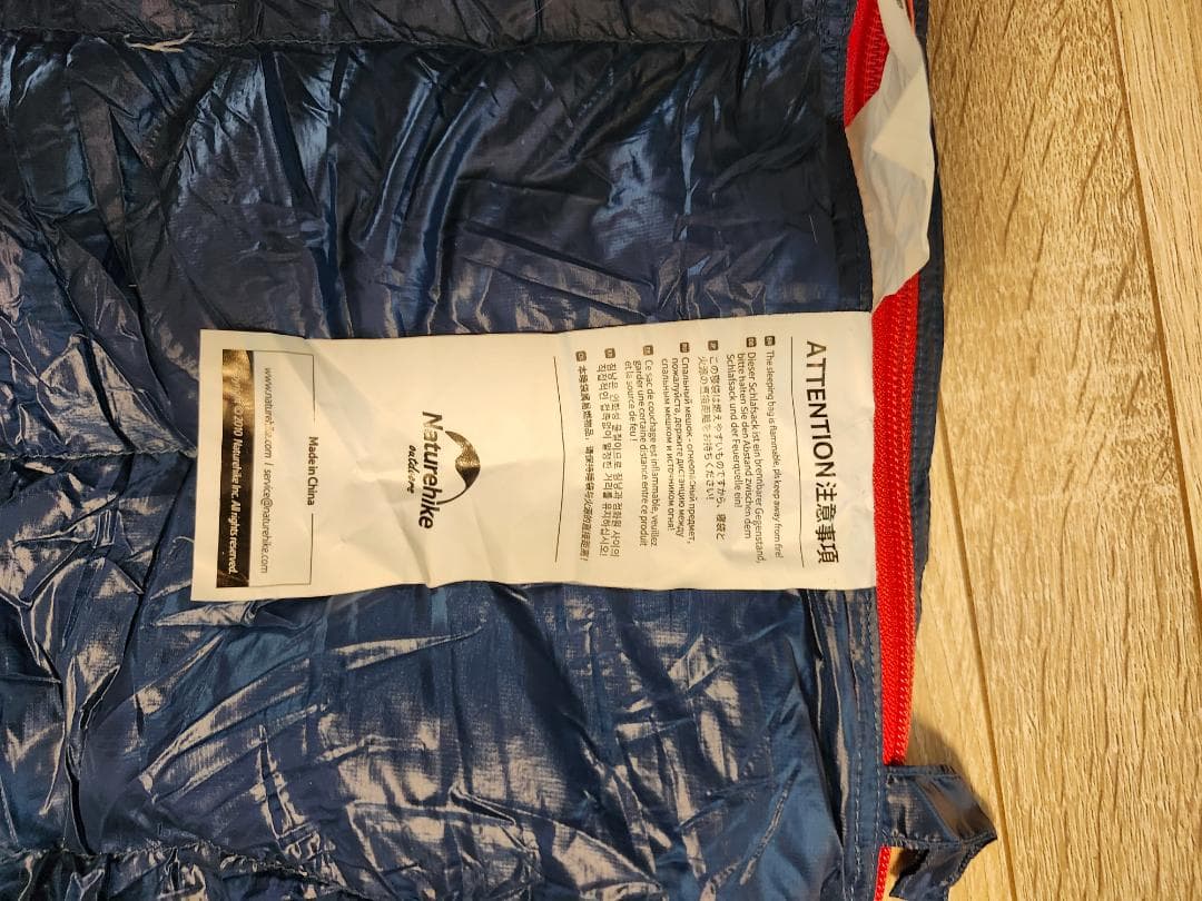 Naturehike CW280 グースダウン寝袋 500g