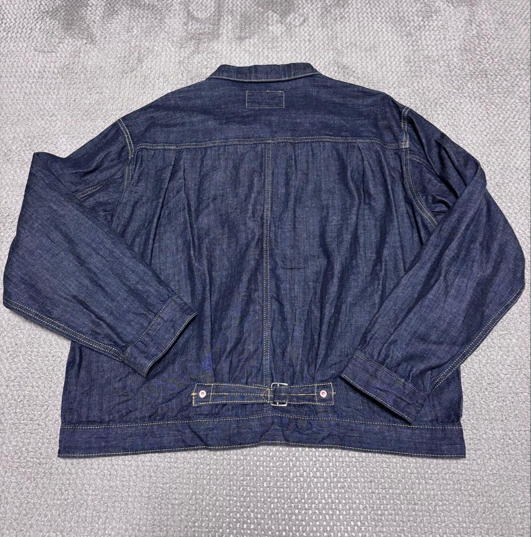 HOUSTON DENIM JACKET ワンウォッシュ ファースト Tバック