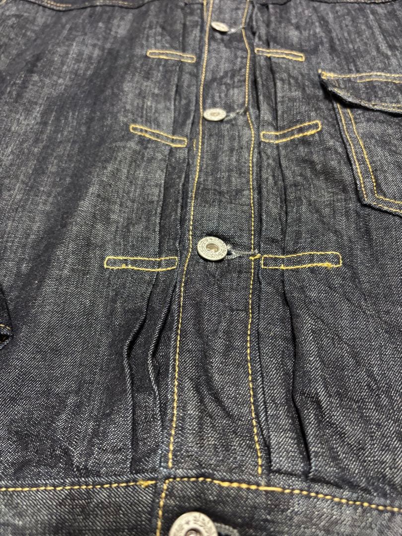 HOUSTON DENIM JACKET ワンウォッシュ ファースト Tバック