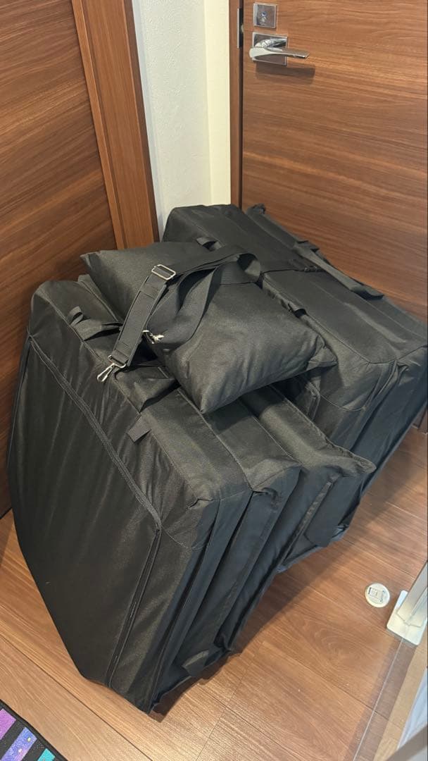 3way 車中泊用マット　厚さ8cm 2個セット　キャンプマット 折りたたみ