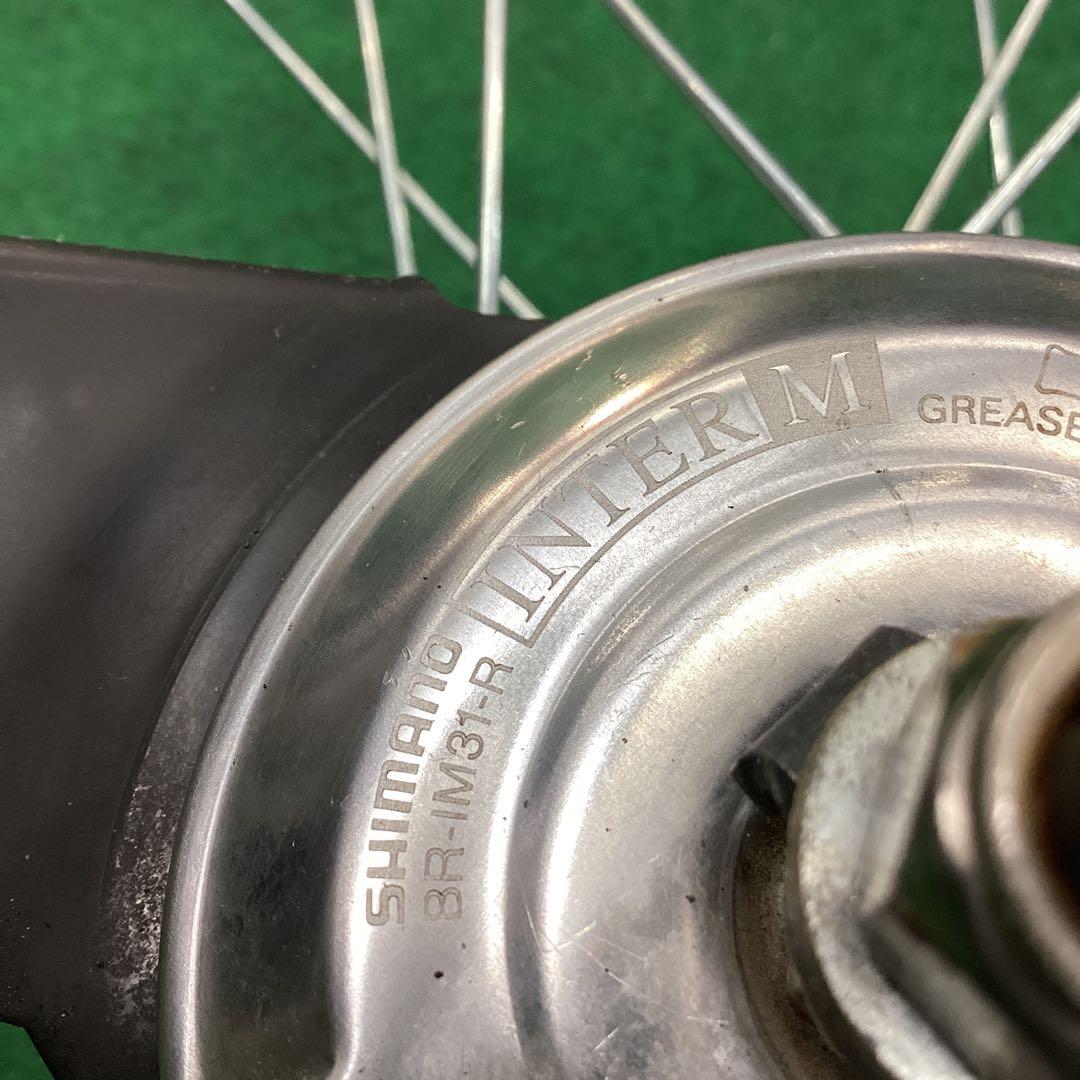 ステンレスリム　後輪 27x1-3/8 内装3段　27インチ ローラーブレーキ