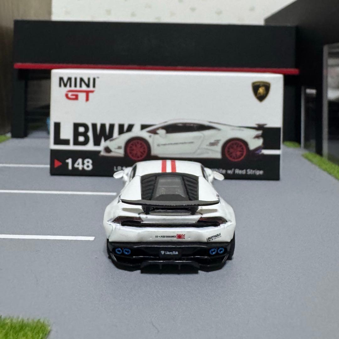 minigt lbwk lamborghinihuracan White・Red