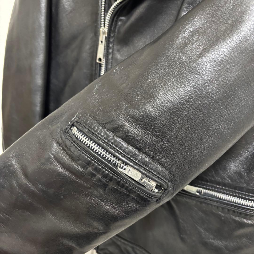 シープレザー ダブル ライダース ジャケット