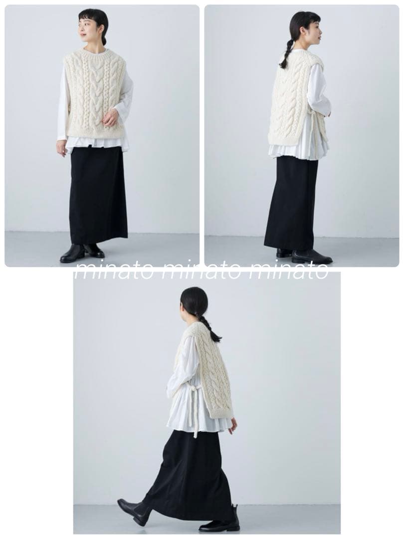 Luu 美品 24AW kagure かぐれ ペルーアランニットベスト