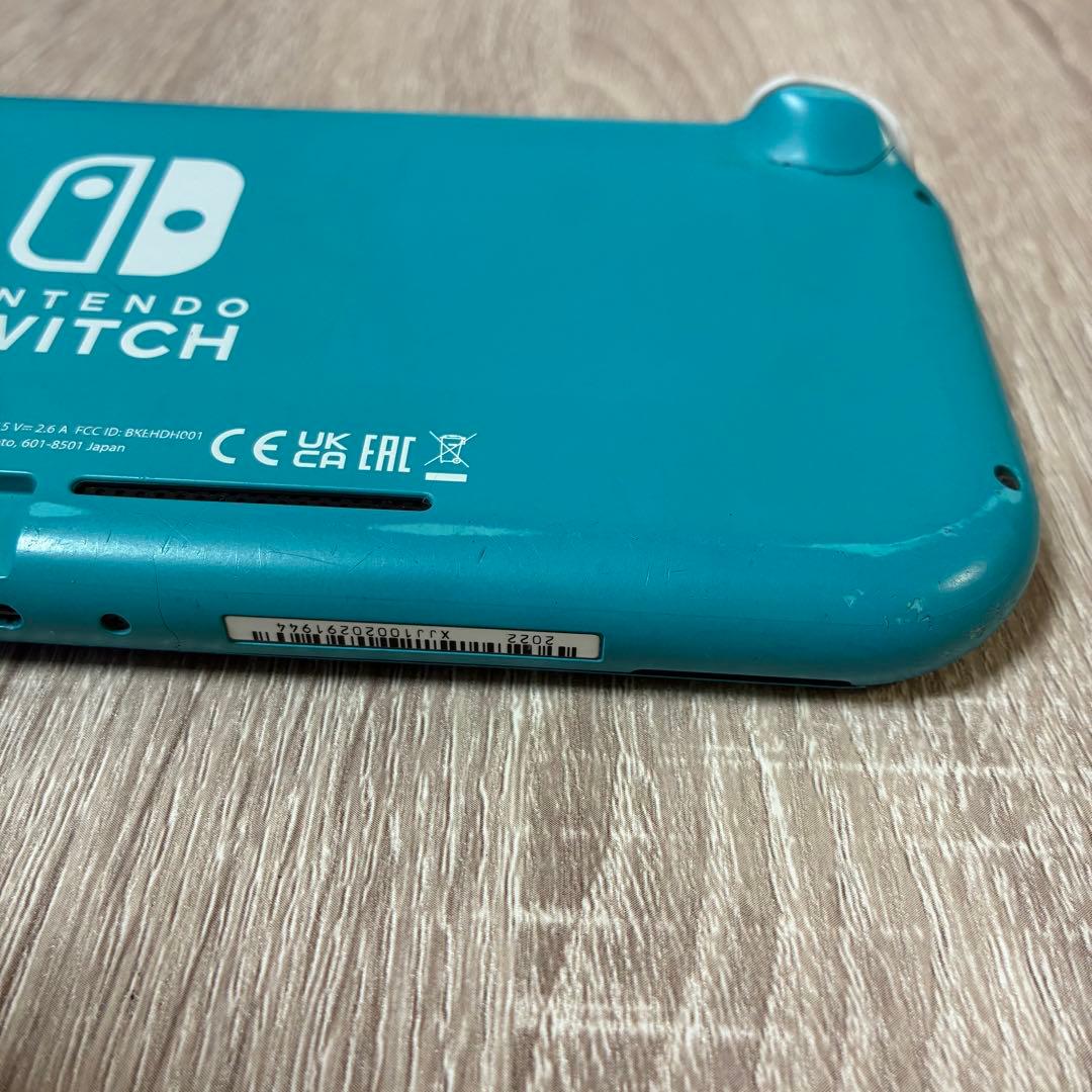 【ジャンク品】Switch Lite ターコイズ 青画面 部品取り