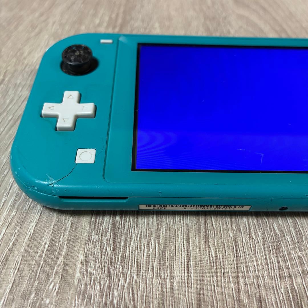 【ジャンク品】Switch Lite ターコイズ 青画面 部品取り