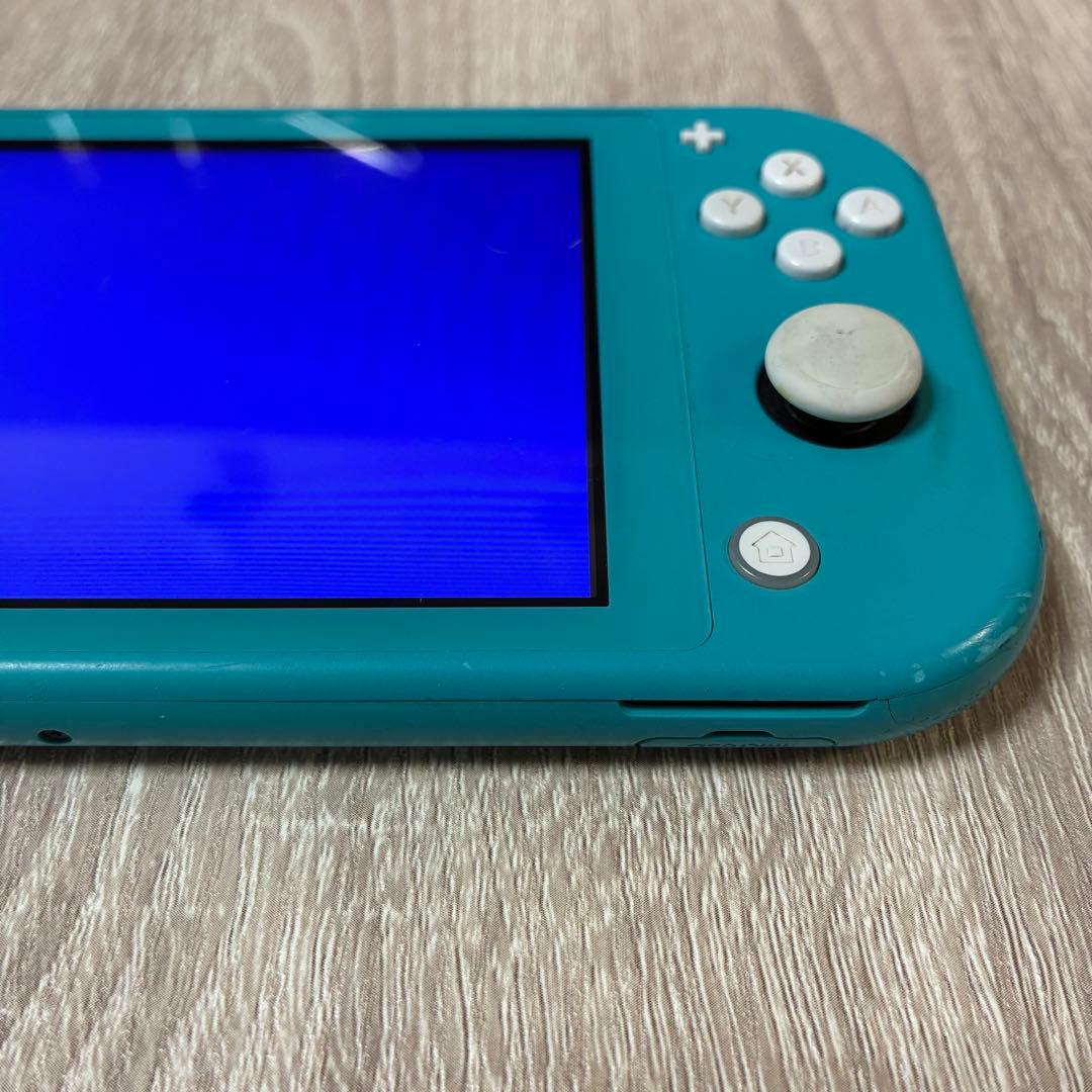 【ジャンク品】Switch Lite ターコイズ 青画面 部品取り