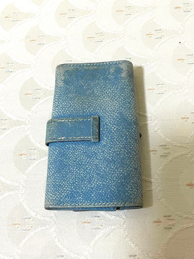 神戸様　HERMES エルメス　べアン　キーケース　 ブルージーン