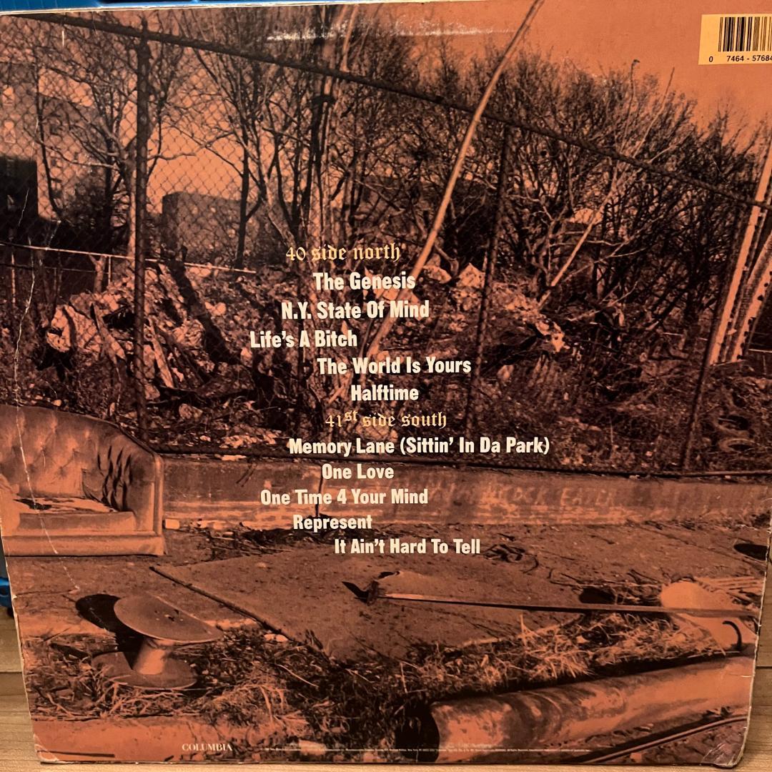 USオリジナル盤 Nas Illmatic LP