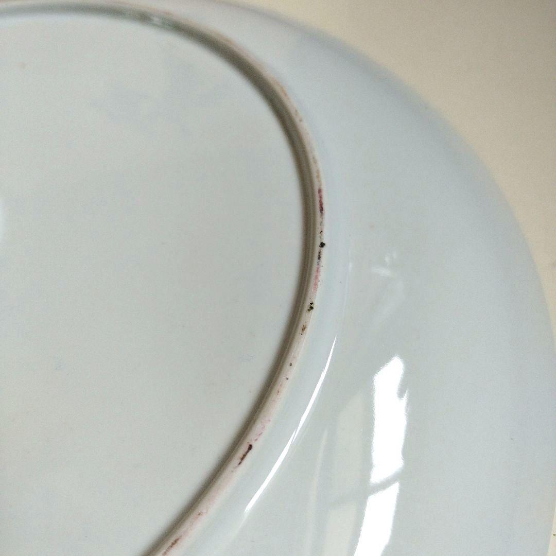 九谷焼　　赤絵　金彩　飾皿　大皿　木箱付き
